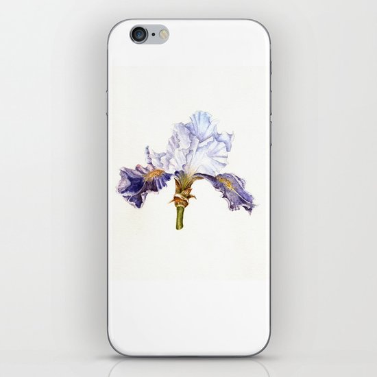 Purple Iris iPhone & iPod Skin