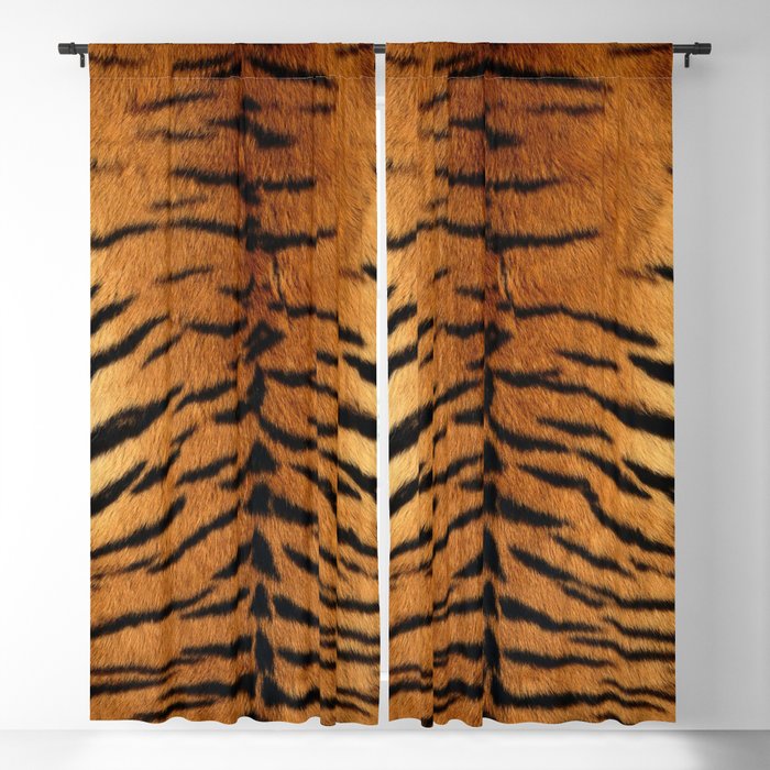Tiger Skin Print Blackout Curtain