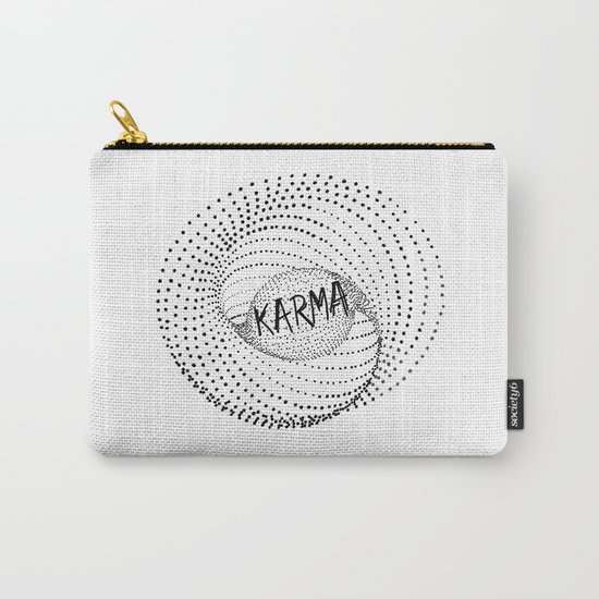 The Spiral of Karma Carry-All Pouch
