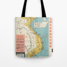 Chinese Map of Vietnam, 1957 Tote Bag