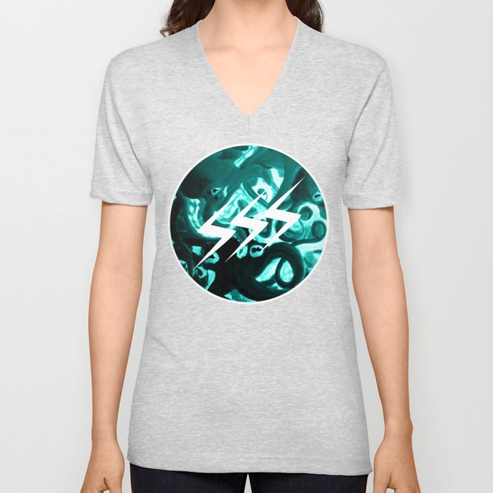 SSS Seizure Squid Studio // Logo // Tentacles V Neck T Shirt