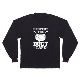 Duct Tape Roll Duck Taping Crafts Gaffa Tape Long Sleeve T-shirt