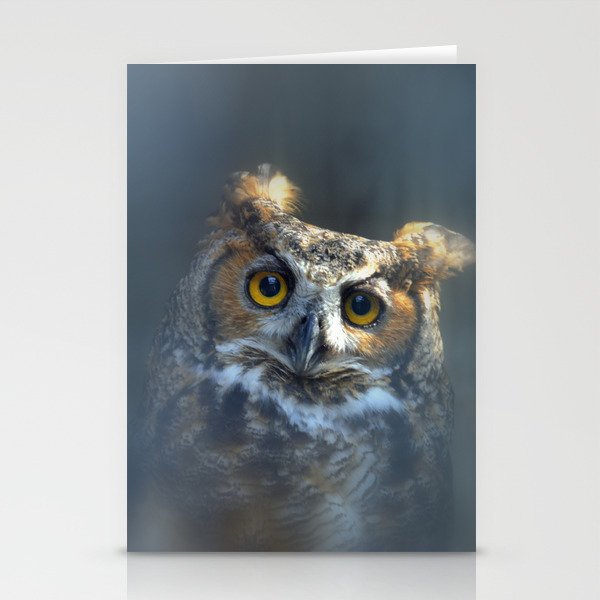 Great Horned Owl Stationery Cards