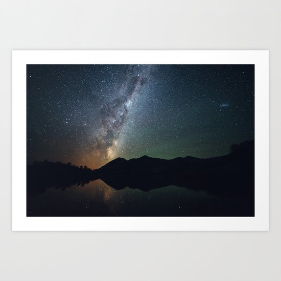 The core of the milky way Art Print