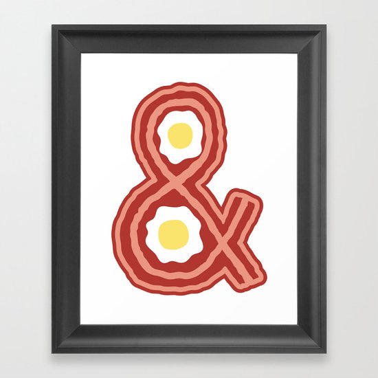 Bacon & Eggs Framed Art Print