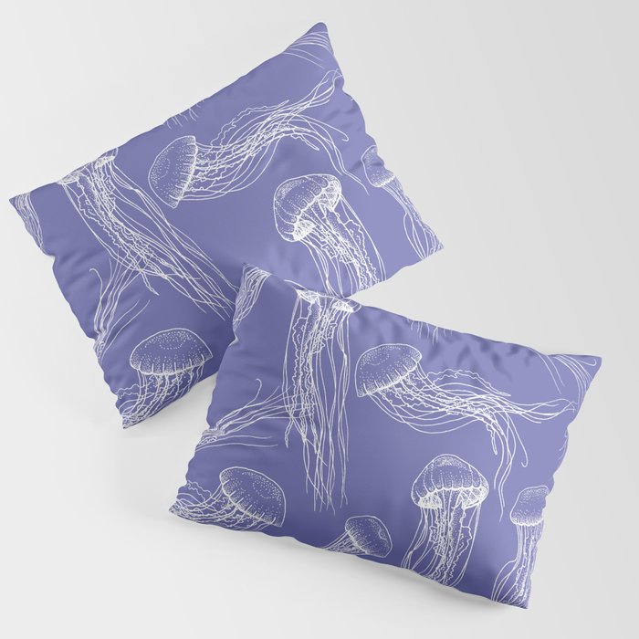 Veri Peri Periwinkle Jellyfish Pillow Sham