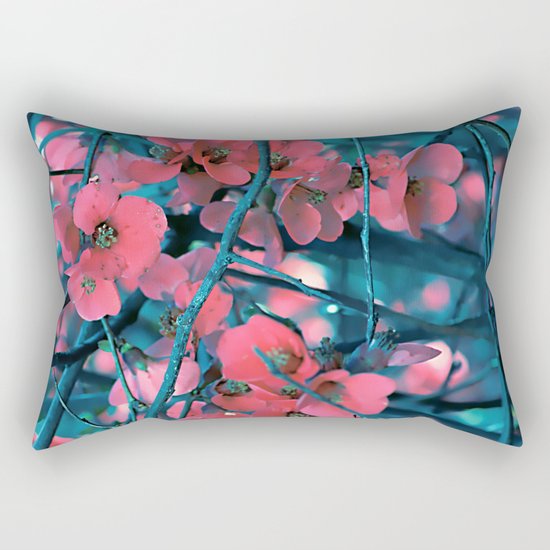 Floral abstract(61) Rectangular Pillow