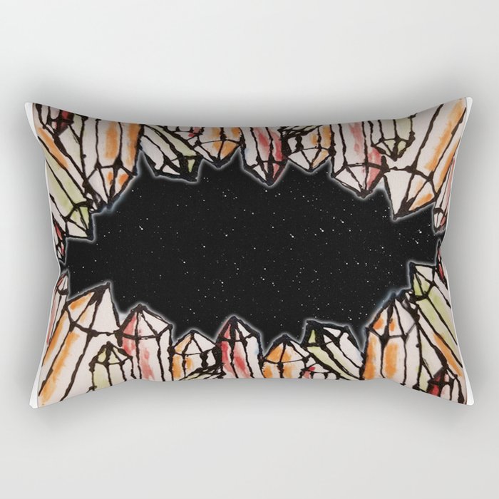 Space Crystals Rectangular Pillow