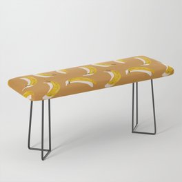 Banana Pattern – Ochre Bench