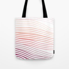 Pink Stripes Tote Bag