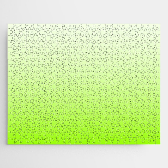 Sunfaded_ Neon Lime Jigsaw Puzzle