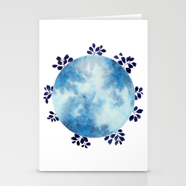 Cold Moon Stationery Cards