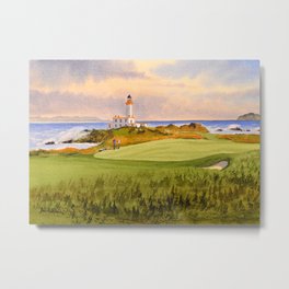 Turnberry Golf Course Scotland 9th Green Metal Print