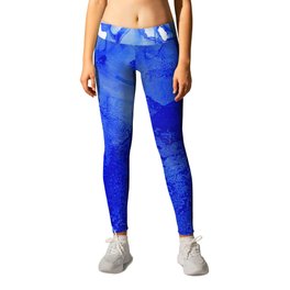 Blue abstract splash hand painted alcohol Ink texture Leggings | Alcoholink, Blue, Art, Ink, Sea, Watercolor, Artistic, Effect, Bright, Texture 