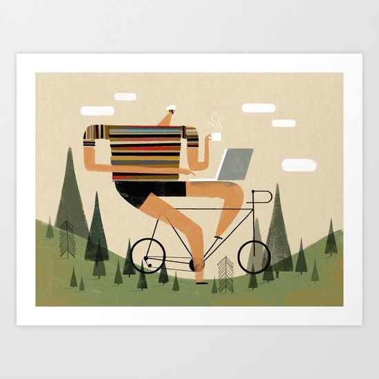 Escape Art Print