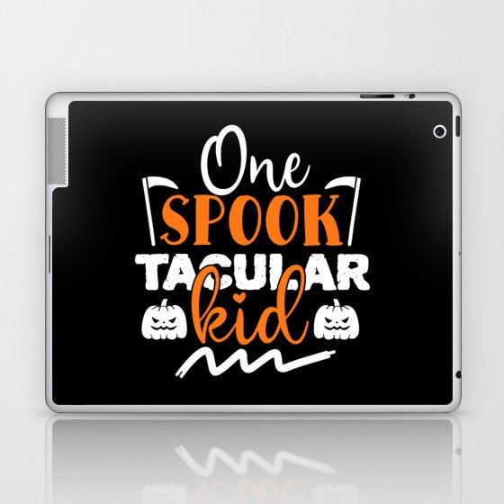 One Spooktacular Kid Funny Halloween Cute Laptop & iPad Skin