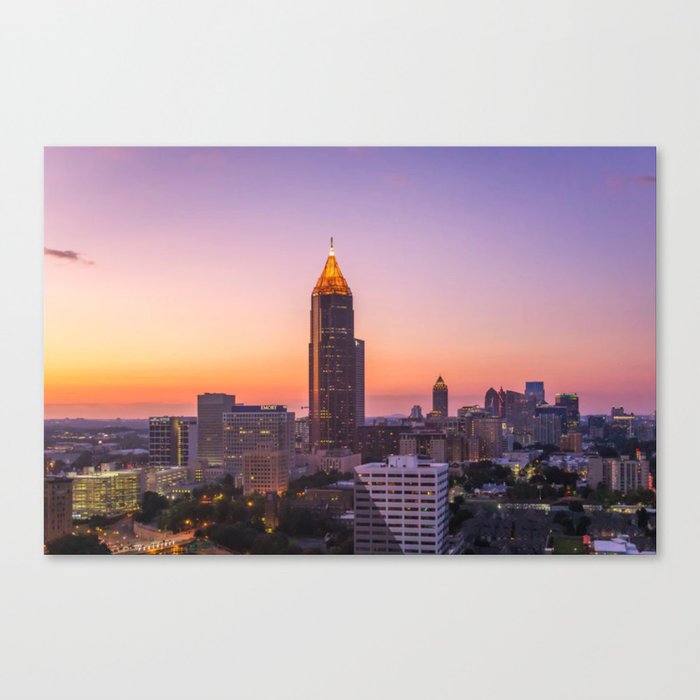 Atlanta, Georgia at Sunset Canvas Print