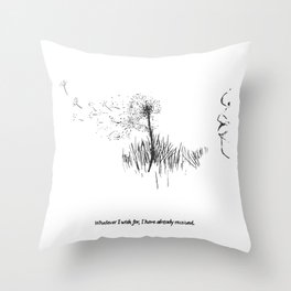 Wishing Well Throw Pillow