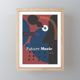 Future Music Framed Mini Art Print