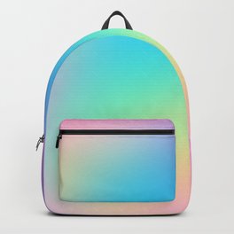 Soft Pastel Rainbow Ombre Design Backpack