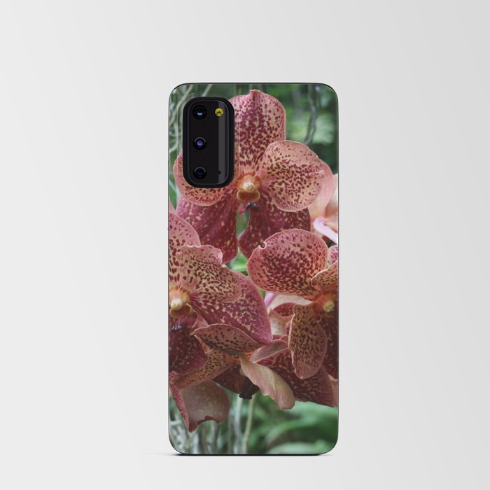 Tropical Flowers Orchids 03 Android Card Case