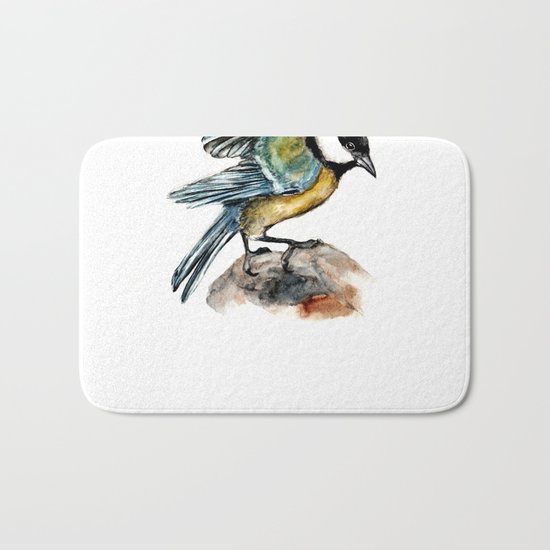 Parus Major Bath Mat