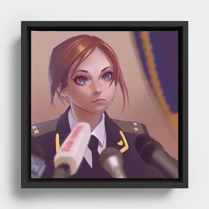 Natalia Poklonskaya Framed Canvas