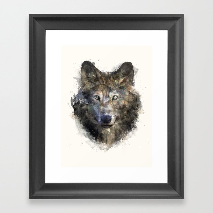 Wolf // Secure Framed Art Print
