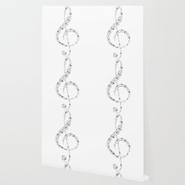 Treble Clef Wallpaper For Any Decor Style Society6