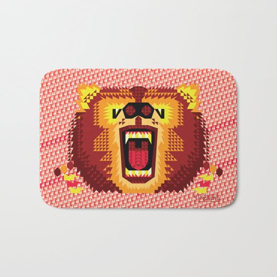 Geometric Bear 2012 Bath Mat