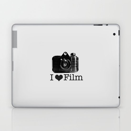 I ♥ Film (Grey/Black) Laptop & iPad Skin