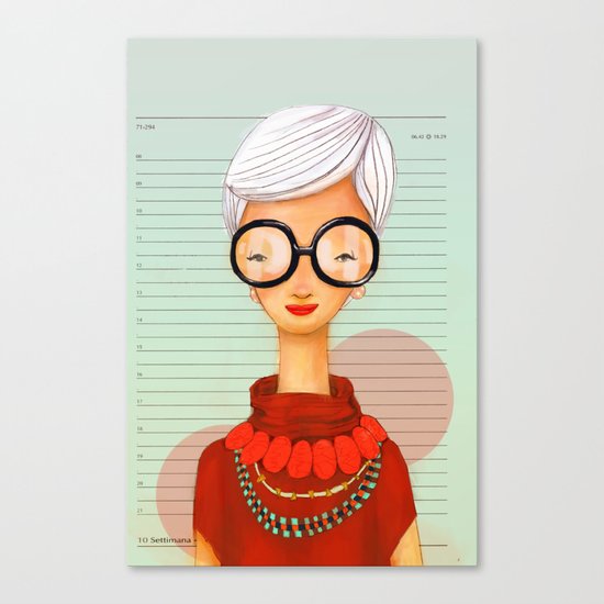 Icons / Iris Canvas Print