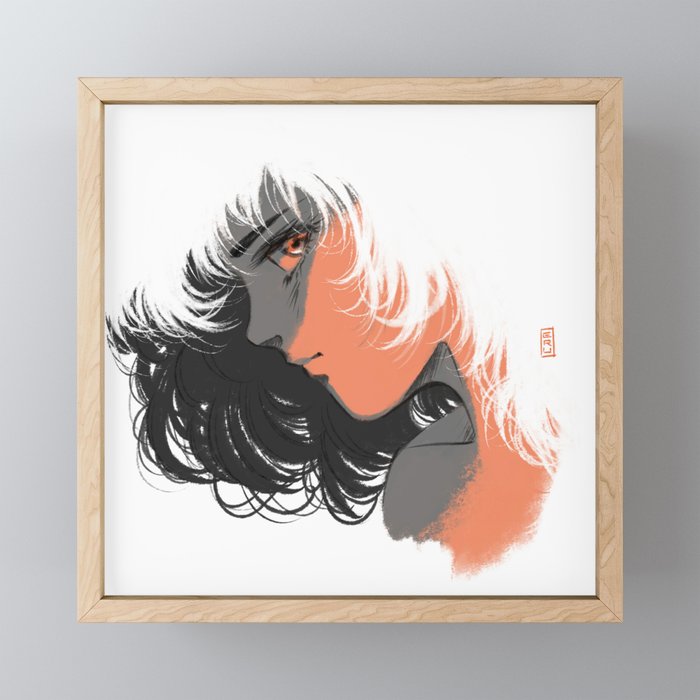 The Look Framed Mini Art Print