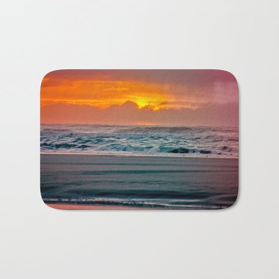 Ocean Sunset - Pacific Coast Highway 101 Bath Mat