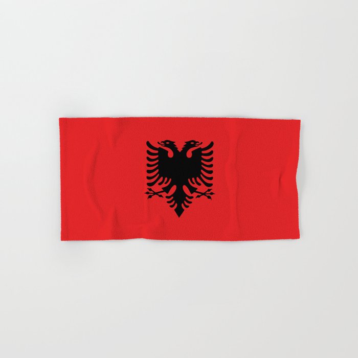 Flag of Albania - Albanian Flag Hand & Bath Towel