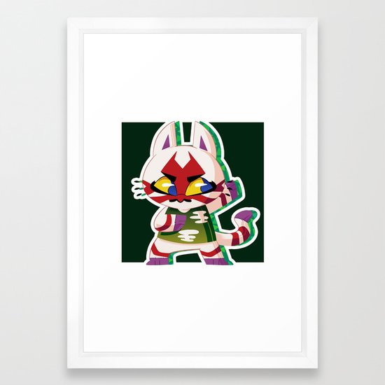 Get Wallpaper Kabuki Framed Art Print By Sunniiday Society6 For Android