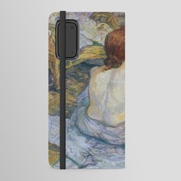 Henri de Toulouse-Lautrec - Rousse (La Toilette) (1889) Android Wallet Case