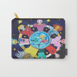 WOMEN MAKE THE WORLD GO ROUND Carry-All Pouch