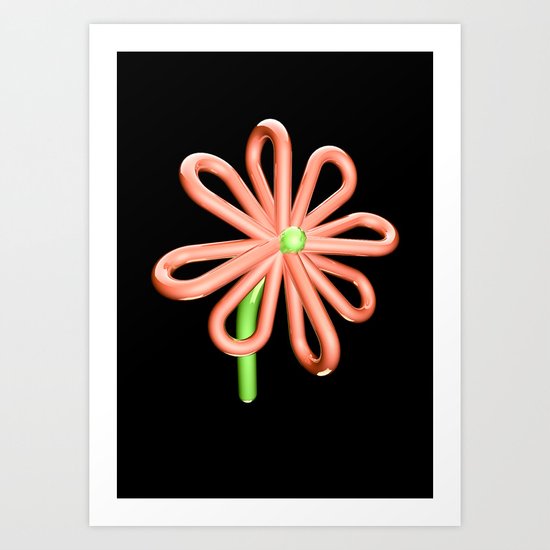 Balloon Flower Art Print