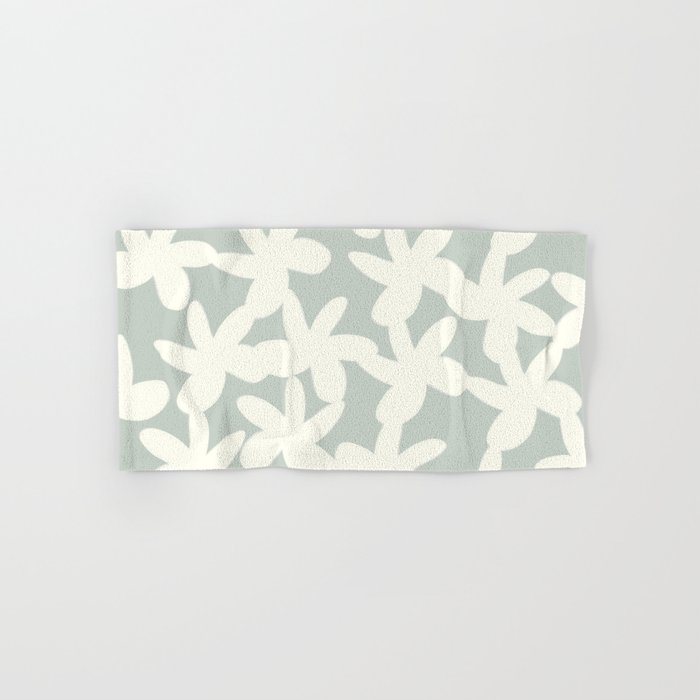 FRENCH FLOWERS SAGE by MS Hand & Bath Towel