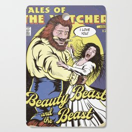 The Beauty Beast and the Beast Cutting Board