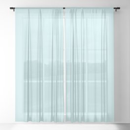 Tinted Blue Ice Sheer Curtain