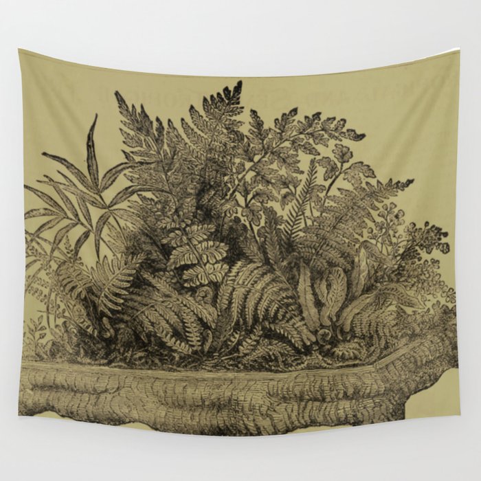 Victorian Fern Wall Tapestry