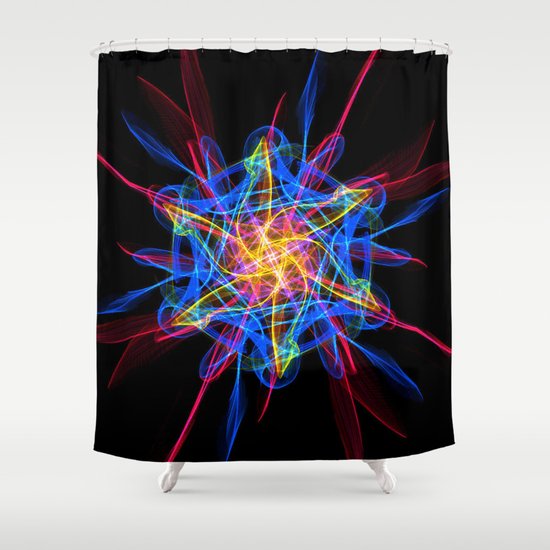Silkweave / Neon Sigil 2 Shower Curtain