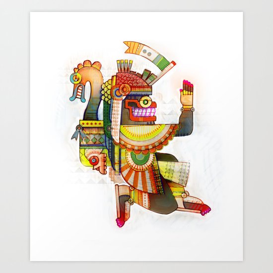 Serpent Bearer Art Print