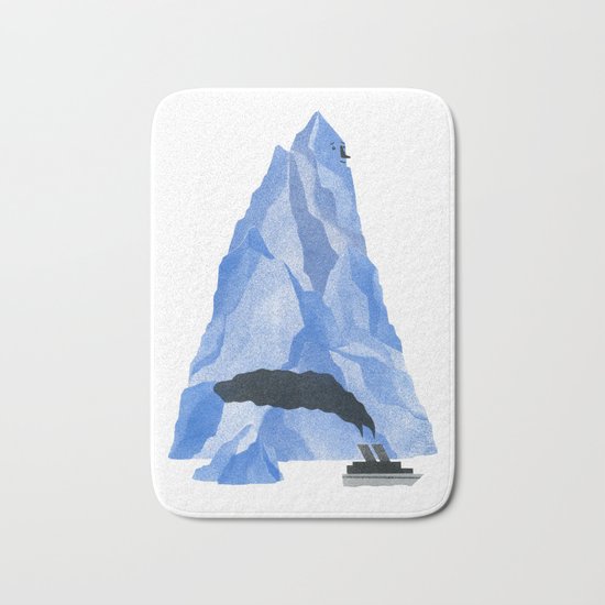 The Living Iceberg Bath Mat