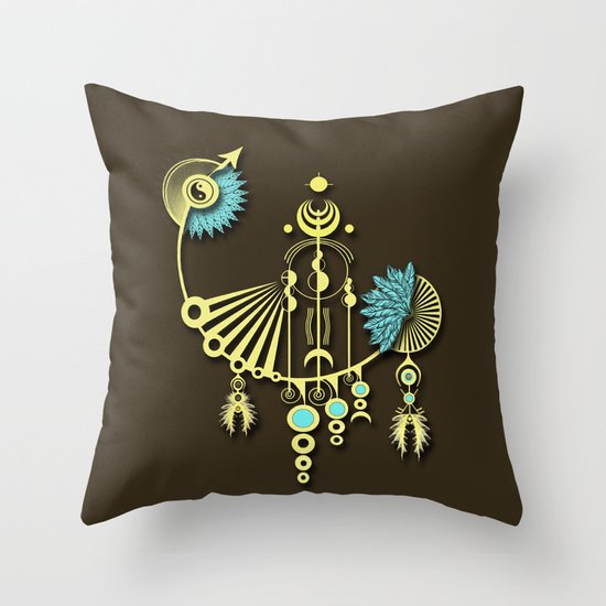 Tock Throw Pillow