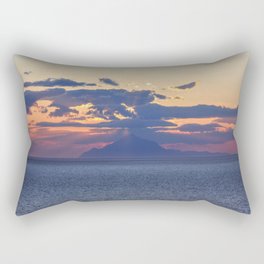 Mount Athos at Sunset Rectangular Pillow