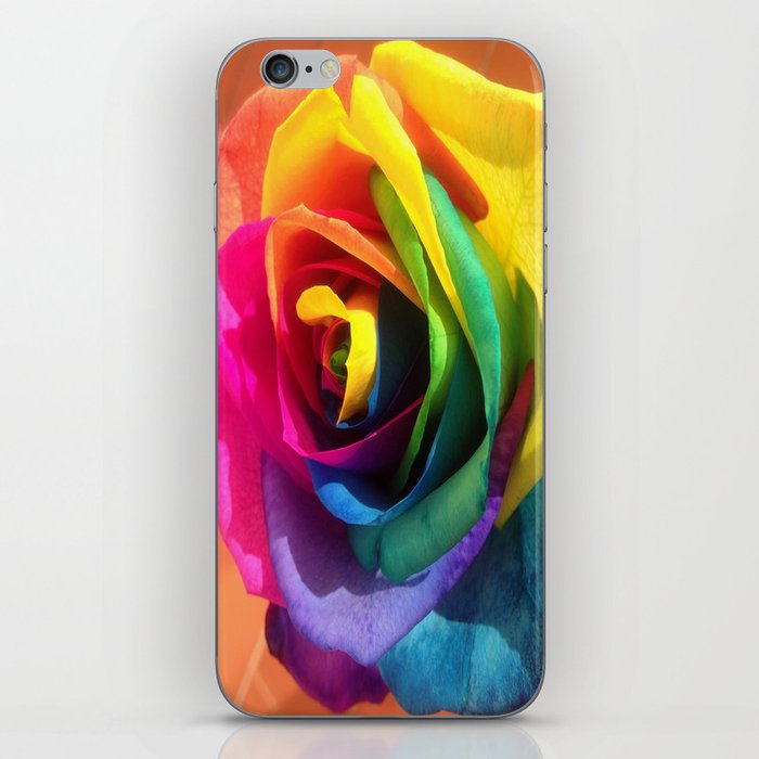 One Rainbow Rose For You iPhone Skin
