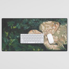 Partially Immersed by Ruth Coetzer Desk Mat